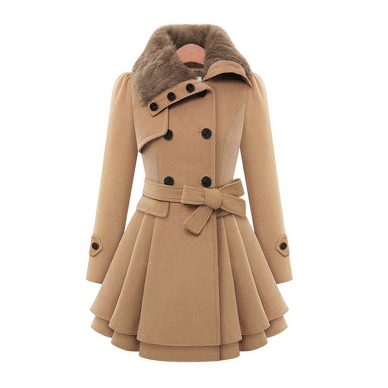 Katrina – Borg Collar Short Coat