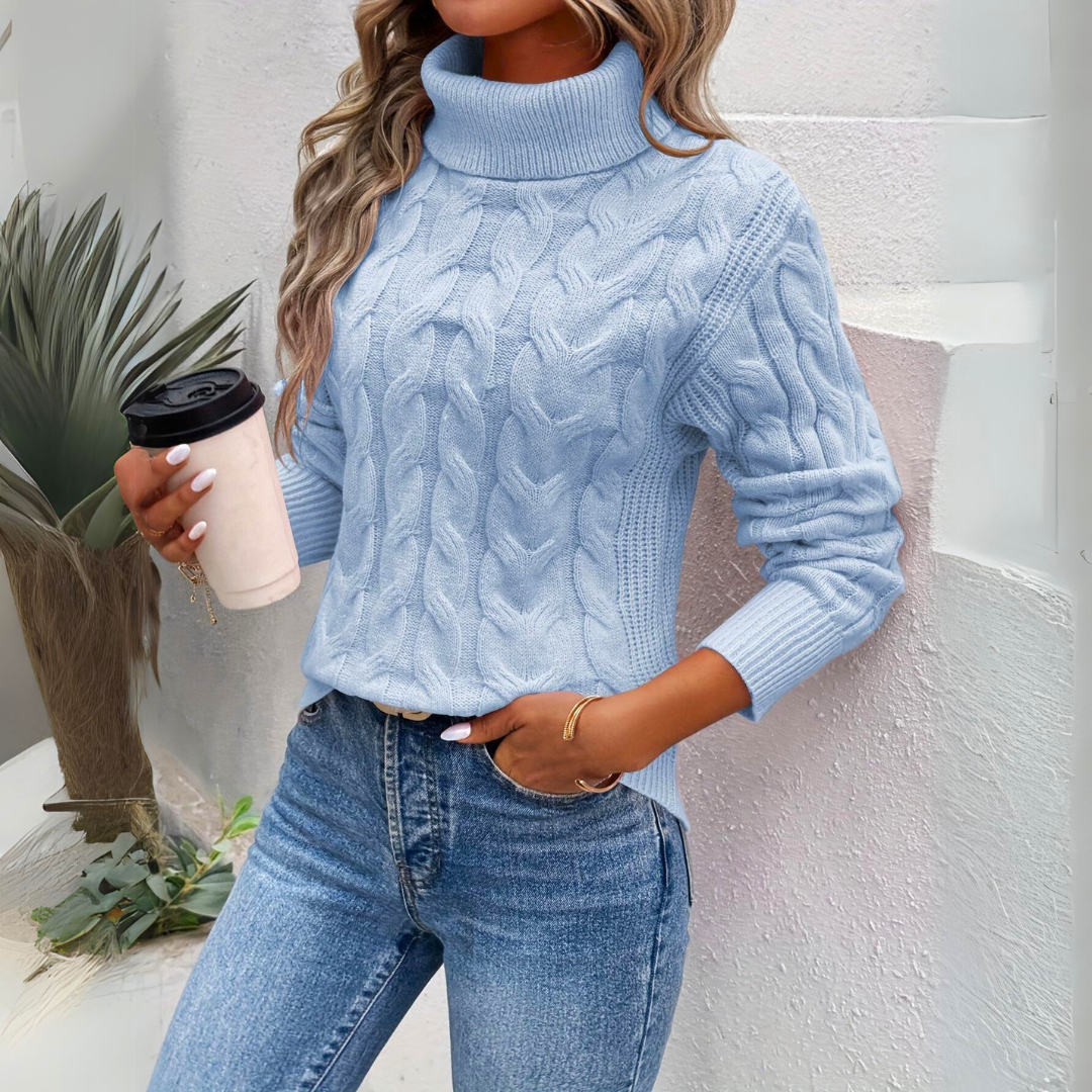 Katherine – Knit Rollneck Jumper