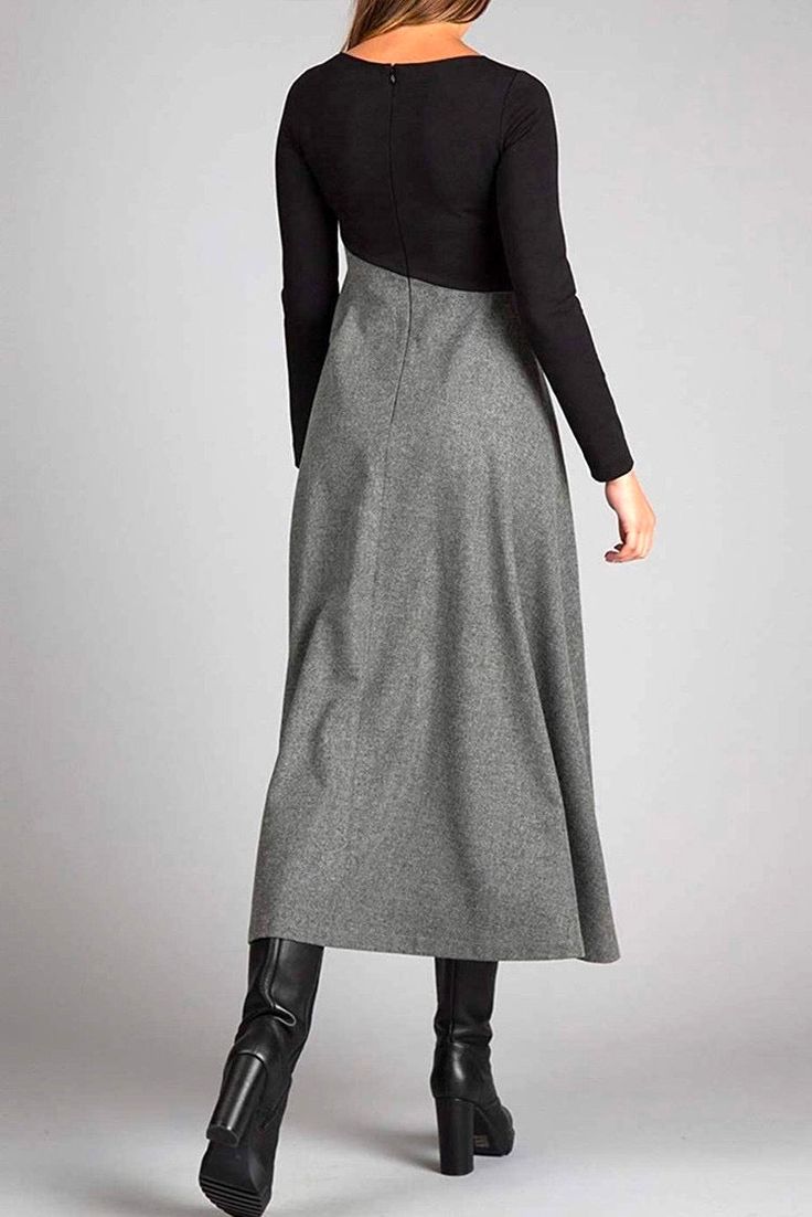 Samantha – Contrast Maxi Dress
