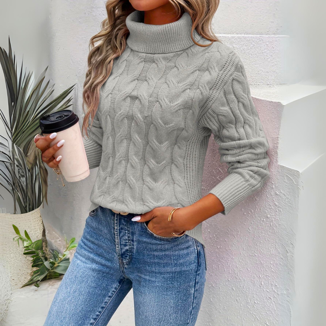Katherine – Knit Rollneck Jumper