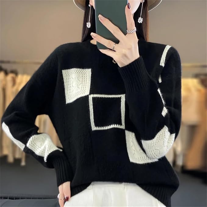 Ellie – Knitted Crewneck Jumper