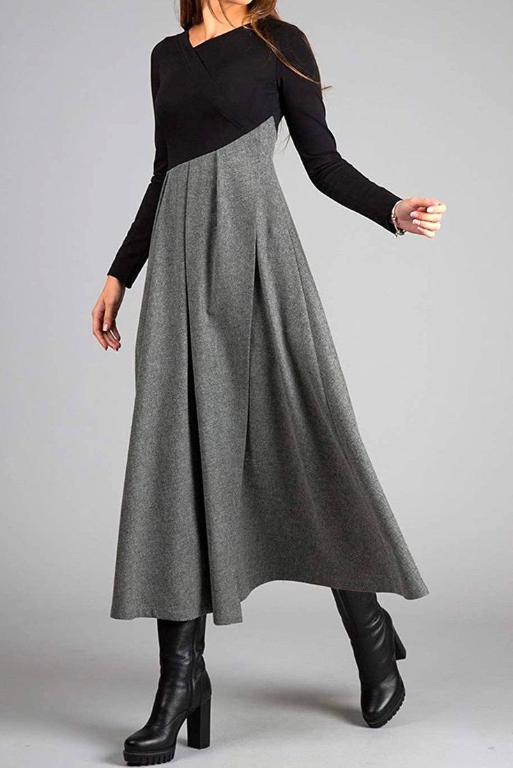 Samantha – Contrast Maxi Dress