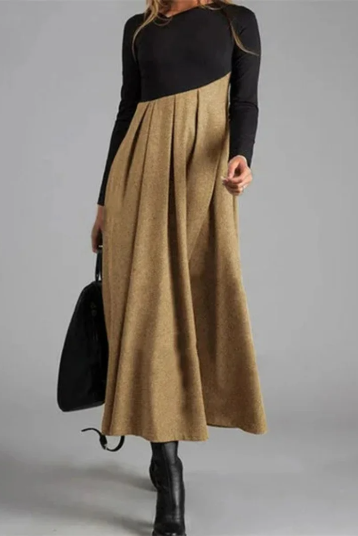 Samantha – Contrast Maxi Dress