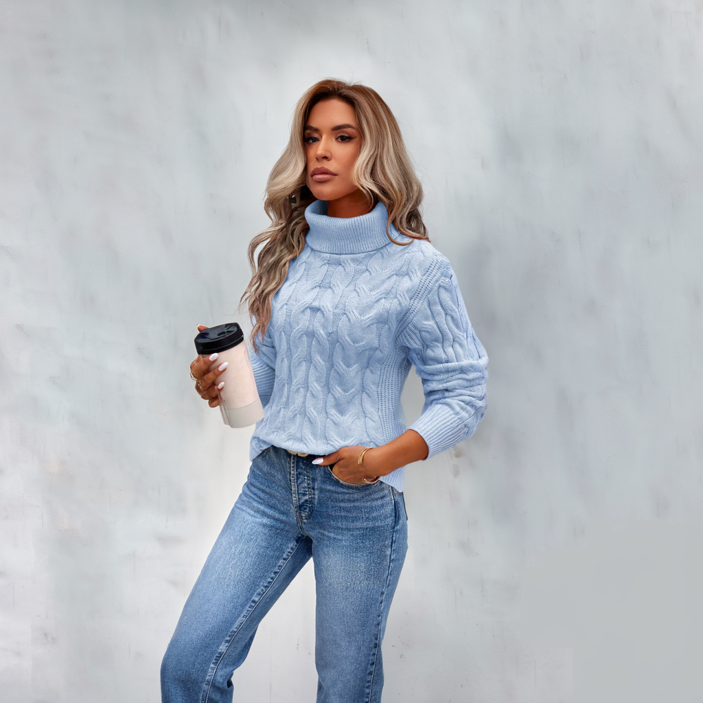 Katherine – Knit Rollneck Jumper