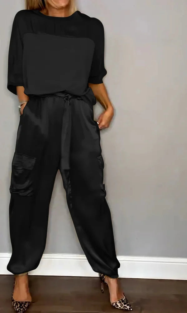 Margaret – Elegant Satin Set