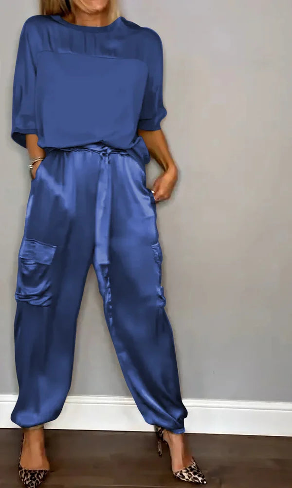 Margaret – Elegant Satin Set