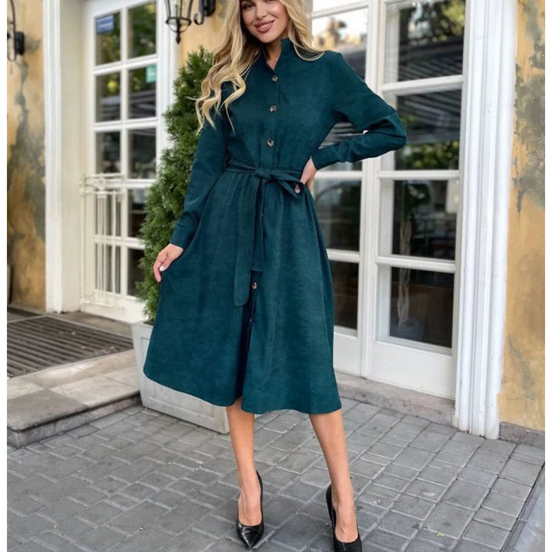Mia – Classic Belted Dress