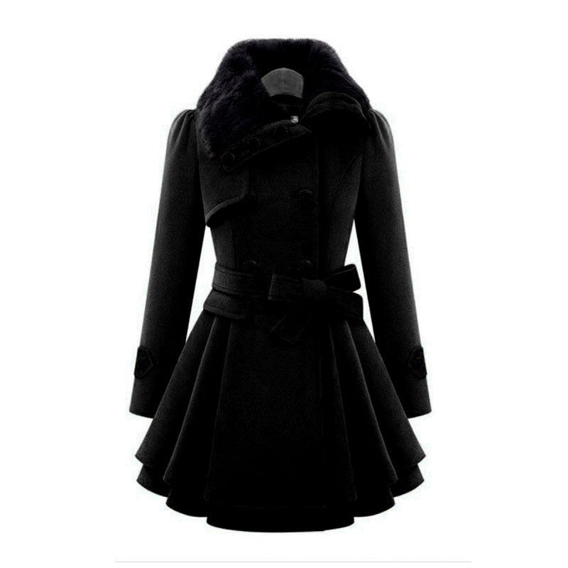 Katrina – Borg Collar Short Coat