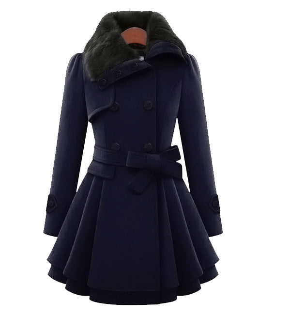 Katrina – Borg Collar Short Coat