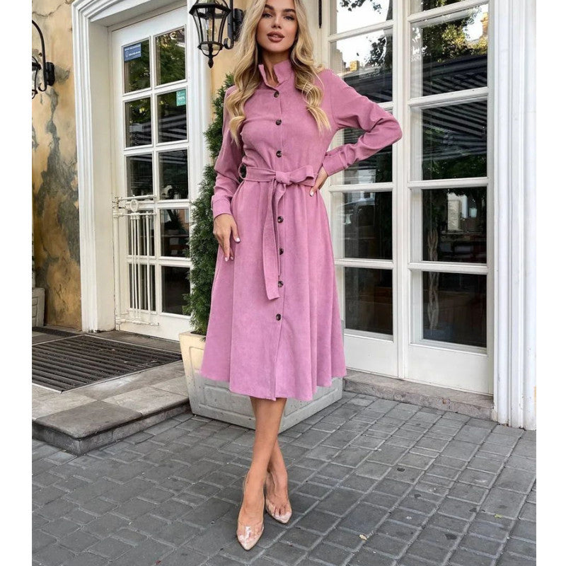 Mia – Classic Belted Dress
