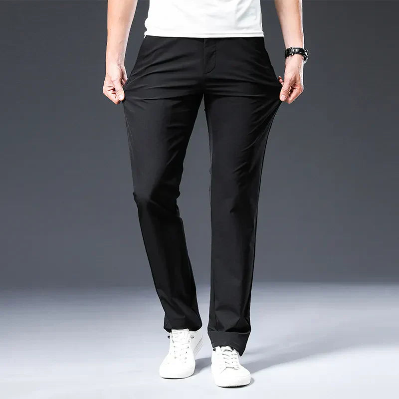 Josef – Slim Fit Stretch Trousers