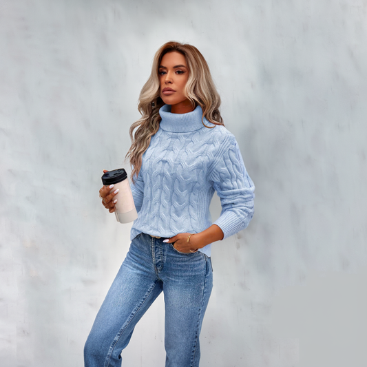 Katherine – Knit Rollneck Jumper